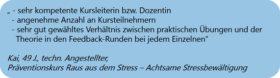 Gesundheitskurs Raus aus dem Stress - Achtsame Stressbewältigung, Hagen, www.mindful-balance.de