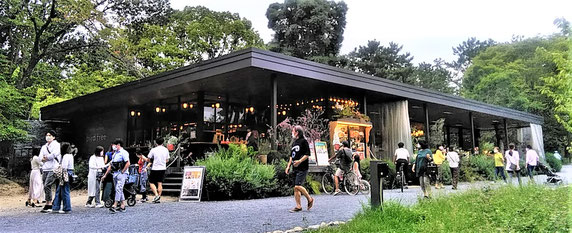 話題の吹田市千里南公園の誘致カフェ~市民で賑わっています♪