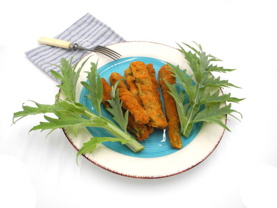 Frittierte Artischocken Stiele-Cardi frittiert