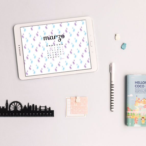 Freebies de calendario: MARZO by Sami Garra