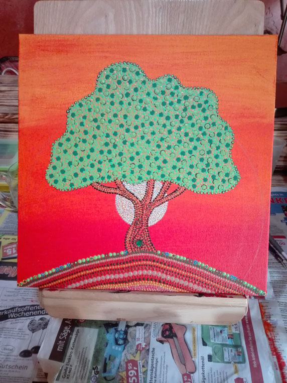 Bildgröße 40 x 40 cm