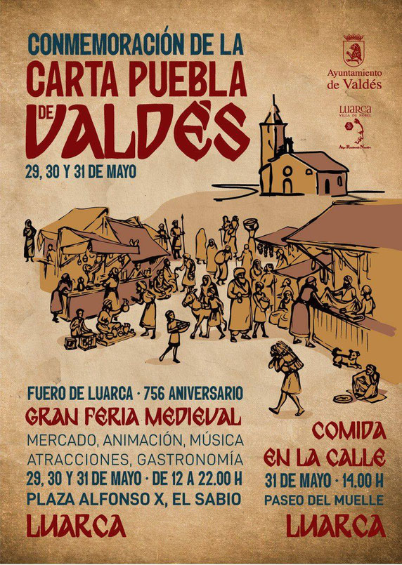 Mercado Medieval de Luarca y Carta Puebla de Valdes