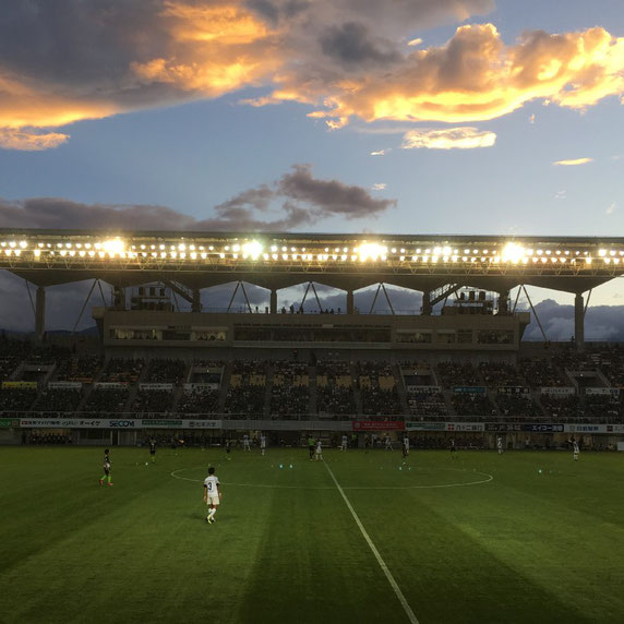 松本山雅VS横浜FC　松本市　アルウィン