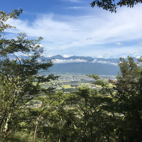 安曇野　光城山　登山　山登り　トレッキング