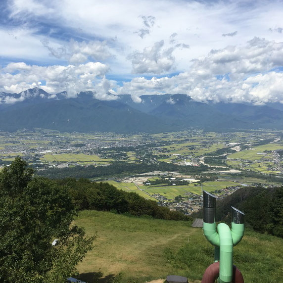 安曇野　長峰山　登山　山登り　トレッキング