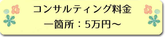 整理整頓 コンサルティング料金