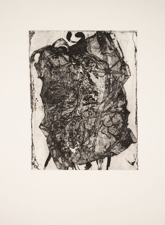 Ohne Titel, Photopolymerdruck, Reliefdruck, 40 x 30 cm (Plattenformat), 2022