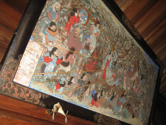 水上北莱が描いた「天の岩戸開き」 - 十社大神（十社の宮）【公式