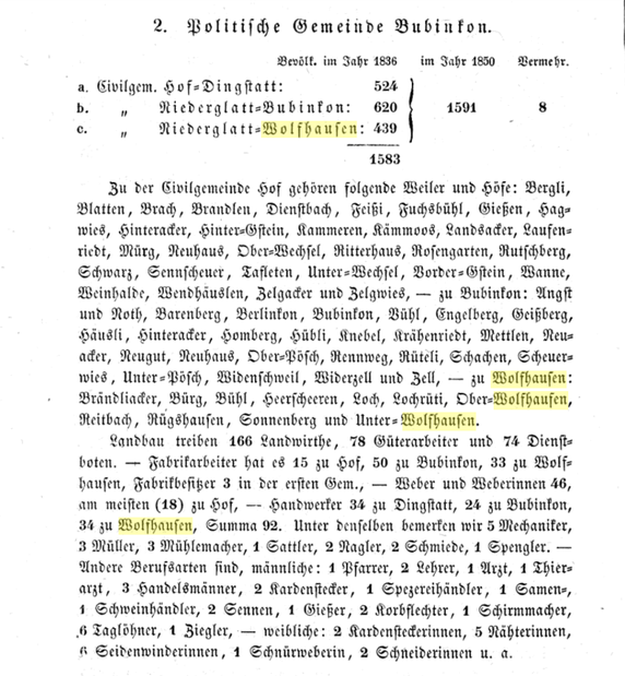 (Screenshot Volkszählung 1850)