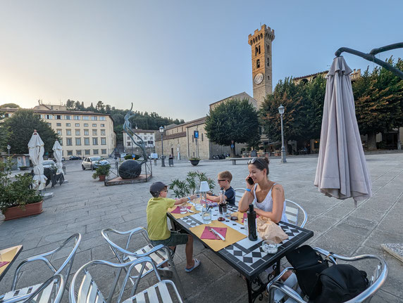 Dolce Vita am Hauptplatz in Fiesole