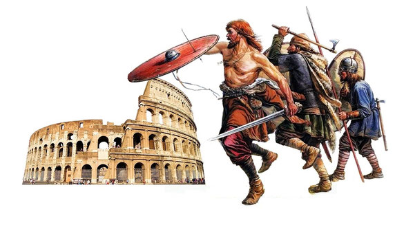Alaric the Visigoth sacked Rome in 410 AD.