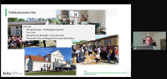 Andreas Huber ist Wissenschaftler an der BTU Cottbus Senftenberg und stellte erste Projektergebnisse vor