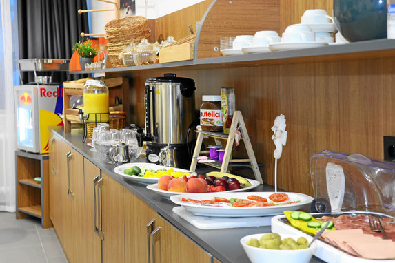 Hotel mit Buffet Frühstück