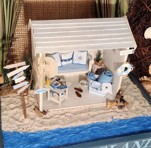Miniatur Strand basteln