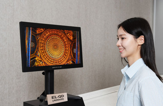 サムスンディスプレイ SID2025 EL-QD［写真＝サムスンディスプレイ］