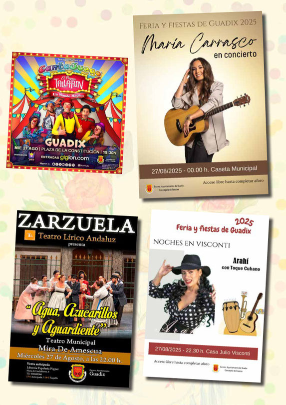 Programa del Mercado Medieval y Feria de Guadix