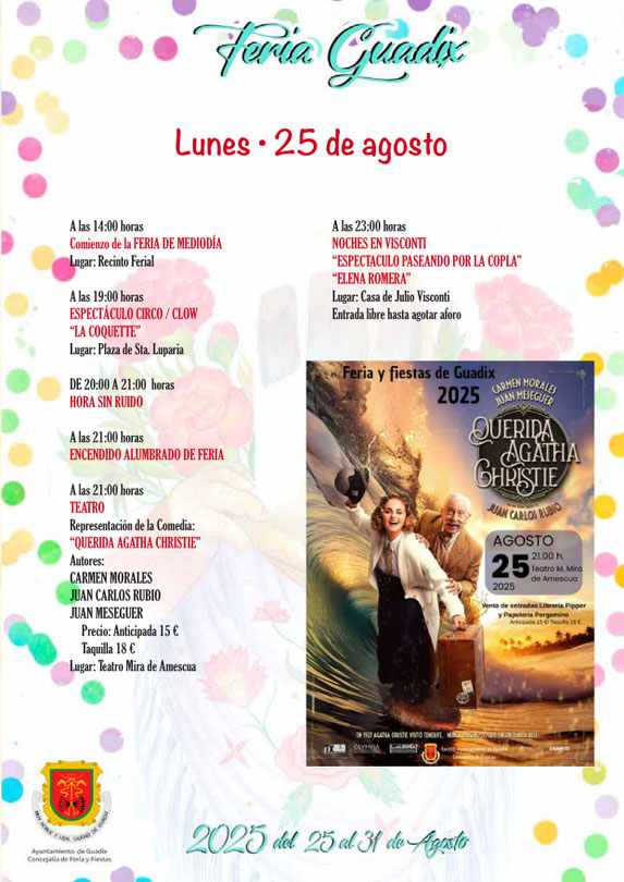 Programa del Mercado Medieval y Feria de Guadix