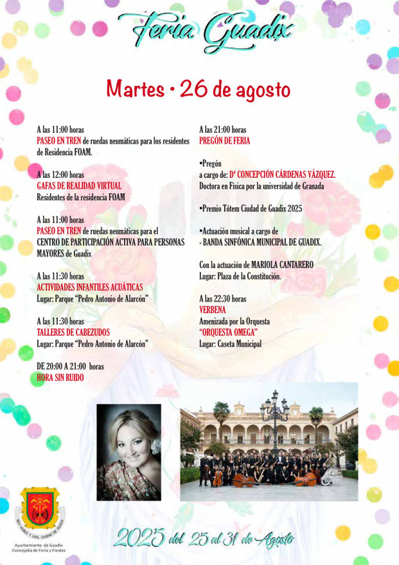 Programa del Mercado Medieval y Feria de Guadix