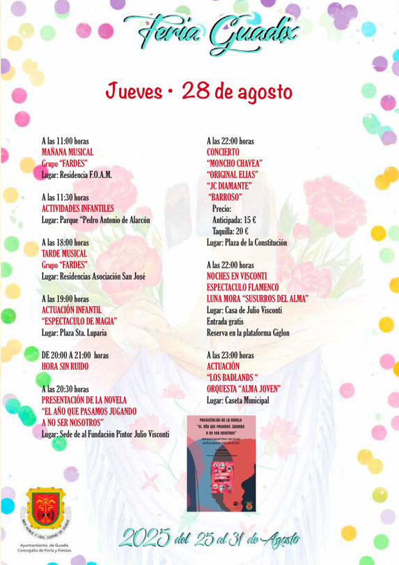 Programa del Mercado Medieval y Feria de Guadix