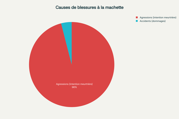 Causes des blessures à la machette au Nigeria : Agressions vs Accidents (Étude 2003-2007)
