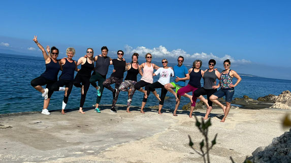 Yoga Retreat Kroatien. Von Krankenkassen bezuschusst.