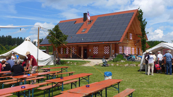 Das Wieslefest fand 2014 zum ersten Mal auf dem neuen Jugendzeltplatz Villingen-Schwenningen statt. Bild Pleithner