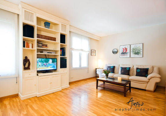 Fotografía de interiorismo. Apartamento turístico en Barcelona