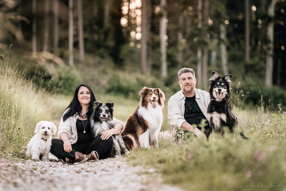 Youri, Fabienne, Kyano, Ayuna, Jérôme und Cosmo