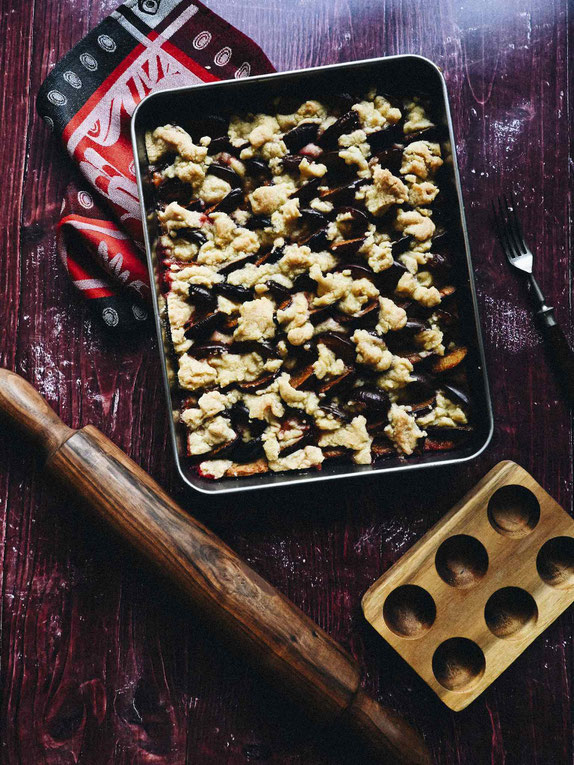 WELTBESTER PFLAUMEN-KUCHEN MIT QUARK-ÖL-TEIG & STREUSELN