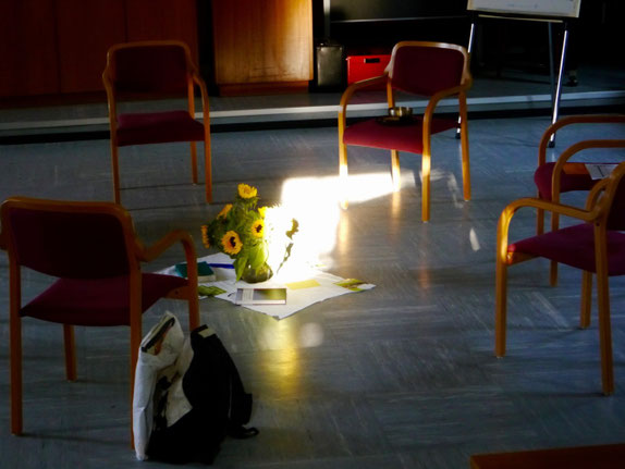 Das Rahmenprogramm in Stille und im Gespräch