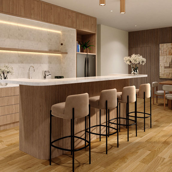 contemporary living room interior rendering for residential architecture - Dionis Studio