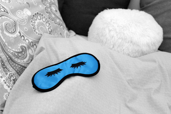 Schlafbrille blau