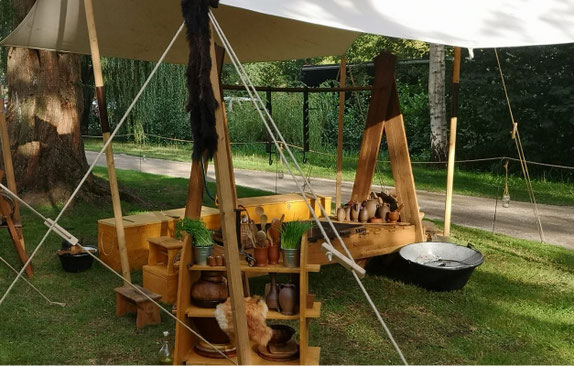 Mittelalter, Küche, Kochen, Feuer, NRW
