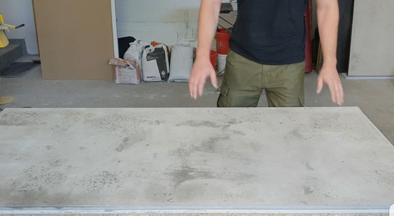 Tisch aus Beton selber bauen DIY