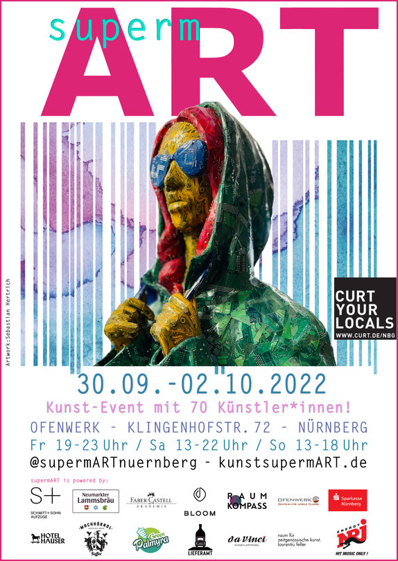 supermART 2022 - Kunstevent im OFENWERK Nürnberg von rfzk feller