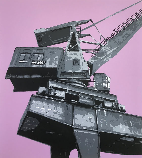 Crane Basel pink grey urban