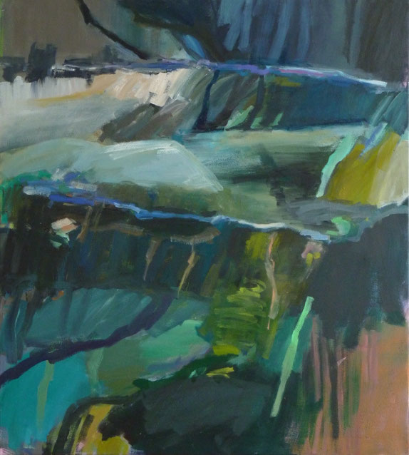 Becken 27.8.12 2012 100 x 90 cm Öl / Leinwand