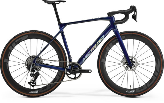 Mission 10K glossy blue clear coat carbon ud