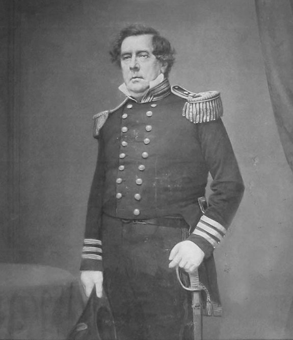 Photograph by Matthew Brady showing missing button. Photo in Library of Congress / マシュー・ブレイディ撮影の写真では、右下のボタンが失われている 写真:国会図書館