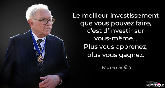 Warren Buffet est un fervent supporter de l'investissement passif.
