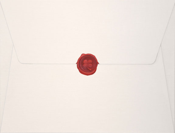 Shoko Imano “Invitation Card” oil on canbas / 32.2×41.2㎝ / 2010