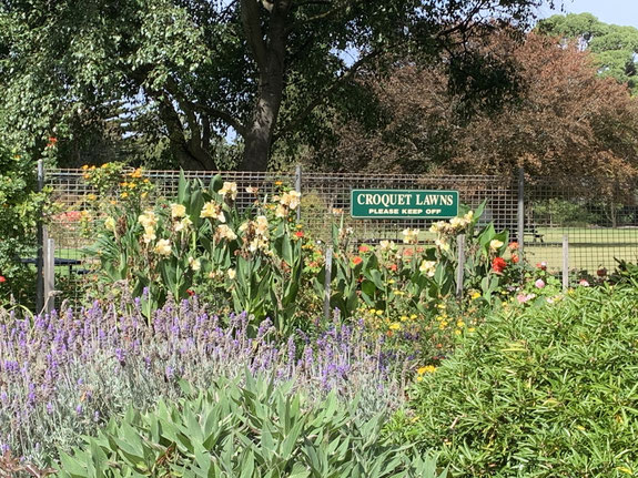 Portland Botanic Gardens - historic croquet lawn