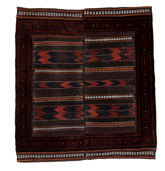 Teppich. Zürich. Vintage Afghan Baluch Rug/Kilim, Sofreh. Handgewebter Teppich/Kelim, Belutsch.