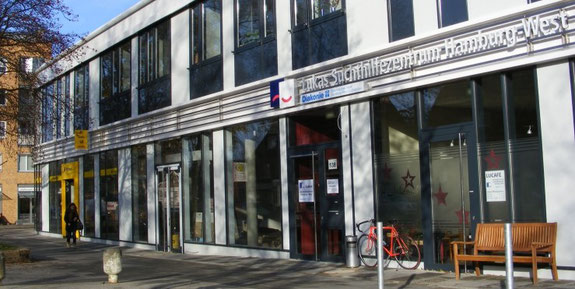 Lukas Suchthilfezentrum Hamburg-West Ansicht von der Luruper Hauptstraße