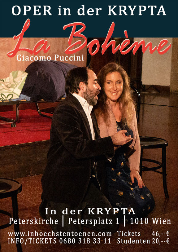 LA BOHÈME, Giacomo Puccini in der Krypta