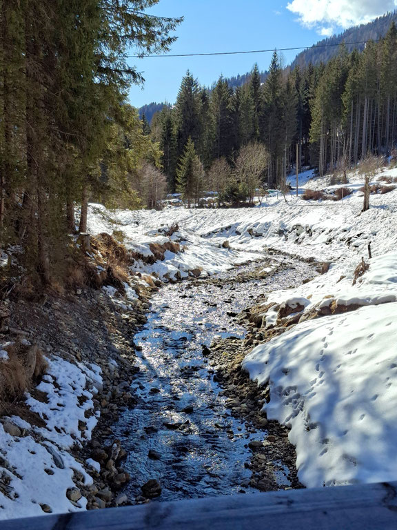 Unterwegs am Wasserweg von Bad Kleinkirchheim nach St. Oswald