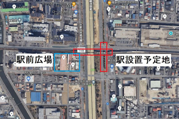 大阪モノレール延伸,大阪モノレール,瓜生堂駅