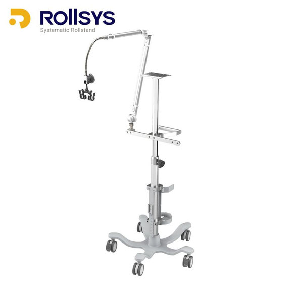 RS-001 人工呼吸器カート（縦型加湿器マウントシステム搭載）｜Rollsys
