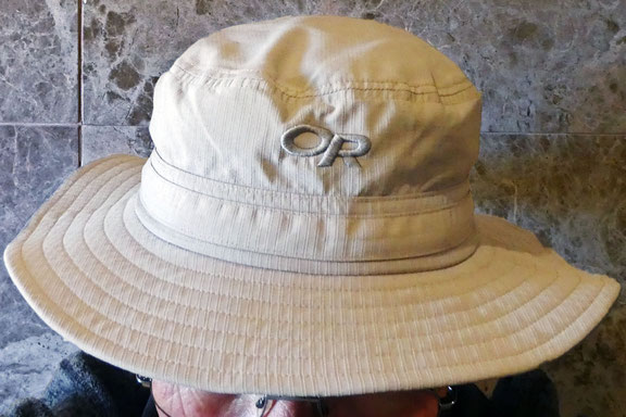 My Outdoor Research floppy hat