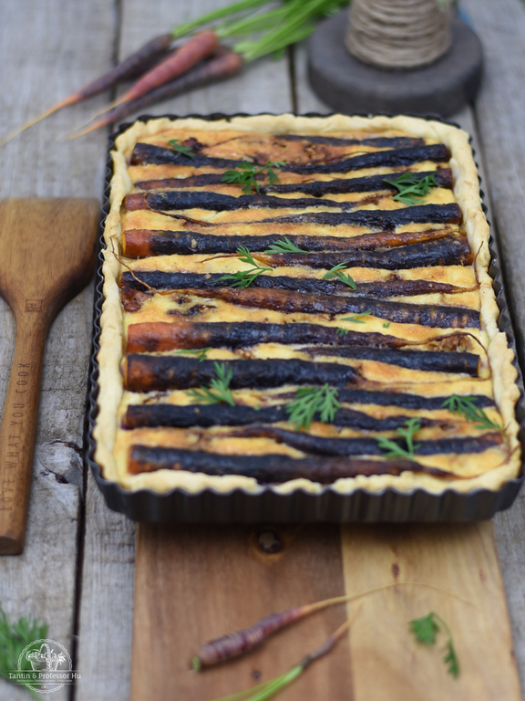 Möhren Walnuss Tarte mit Anis